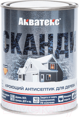 Антисептик для древесины Акватекс Сканди