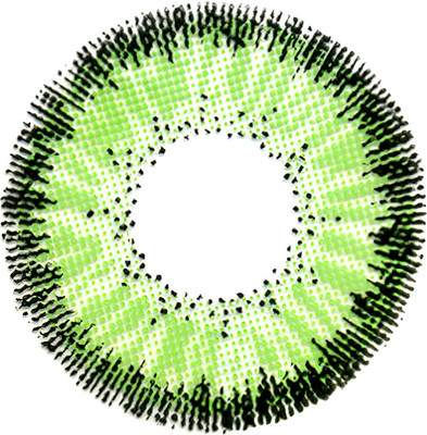 Комплект контактных линз Hera Classic Green Sph-1.50