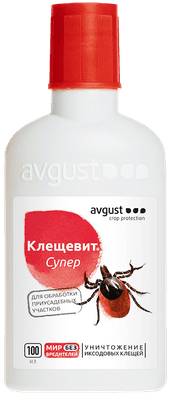 Концентрат от насекомых Avgust Клещевит Супер