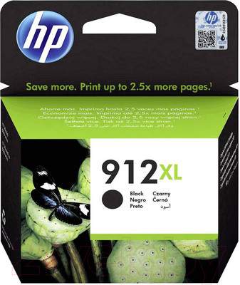 Картридж HP 912XL High Yield Black (3YL84AE)