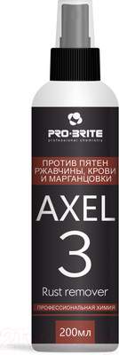 Пятновыводитель Pro-Brite Axel-3 Rust Remover против ржавчины марганцовки и крови