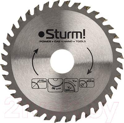 Отрезные, пильные диски Sturm! 9020-115-22-36T