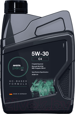 Моторные масла Avista Pace EVO C4 5W-30 / 166956