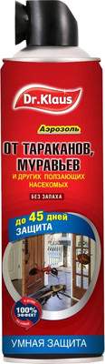 Аэрозоль от насекомых Dr. Klaus От муравьев тараканов и других ползающих насекомых / DK06250011
