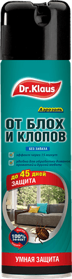 Спрей от насекомых Dr. Klaus От клопов блох и других насекомых / DK06400072