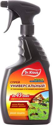 Спрей от насекомых Dr. Klaus Универсальный от летающих и ползающих насекомых DK04260011