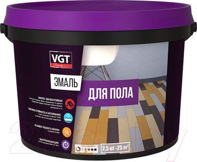 Краски, эмали VGT ВД-АК-1179 Профи для пола База А