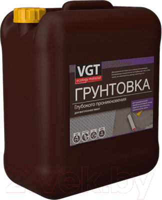 Грунтовки VGT ВД-АК-0301 глубокого проникновения для внутренних работ
