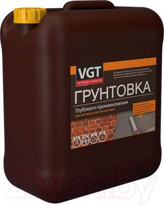 Грунтовка VGT ВД-АК-0301 глубокого проникновения для наружных и внутр. работ