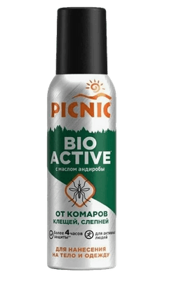 Аэрозоль от насекомых PICNIC Bio Activ