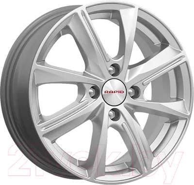 Литой диск K&K Арнар (КС890) 15x6" 4х100мм DIA 54.1мм ET 46мм Сильвер