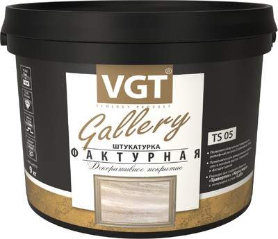 Штукатурка готовая декоративная VGT Фактурная