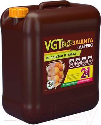 Пропитка для дерева VGT Биозащита-дерево тонированный