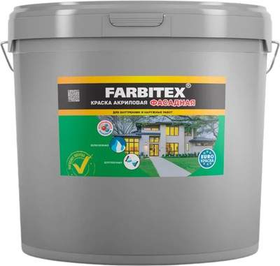 Краски, эмали Farbitex Фасадная
