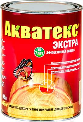 Защитно-декоративный состав Акватекс Экстра