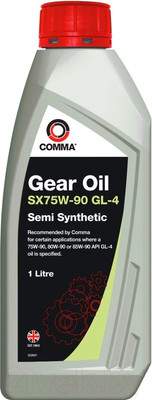 Трансмиссионное масло Comma Gear Oil GL4 SX 75W90 / SXGL41L