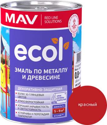 Краски, эмали MAV Ecol ПФ-115