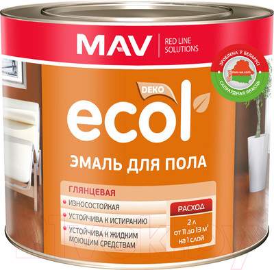 Краски, эмали MAV Ecol ПФ-266