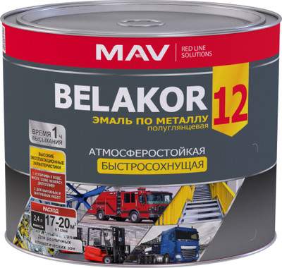 Краски, эмали MAV Belakor-12 Ral 7012