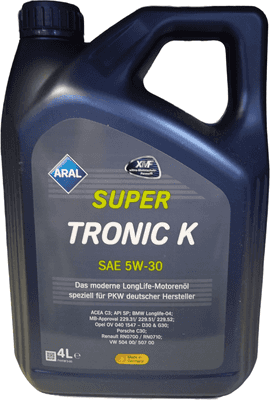 Моторные масла Aral SuperTronic K 5W30