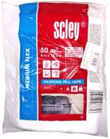Пленка строительная Scley 10мкм 4x12.5м 50м2 / 0400-100412