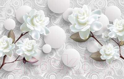 Фотообои листовые Citydecor Цветочная абстракция 7 3D