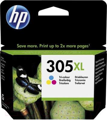 Картридж HP 305XL Трехцветный (3YM63AE)
