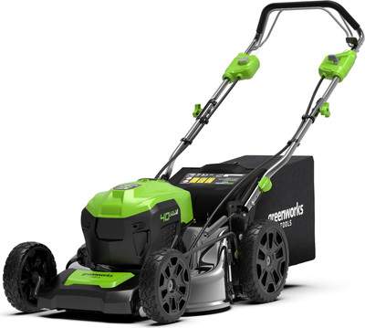 Газонокосилка аккумуляторная Greenworks GD40LM46SP самоходная, бесщеточная 40V 46см / 2506807UB