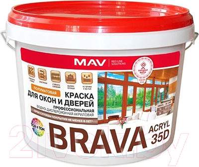 Краски, эмали MAV Brava ВД-АК-1035Д