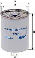 Топливный фильтр Hengst E76KD42