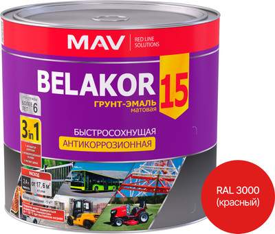 Краски, эмали MAV Belakor 15