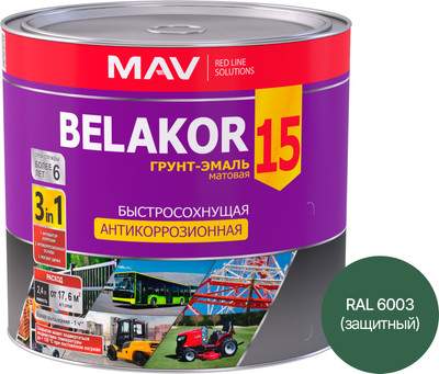 Грунт-эмаль MAV Belakor 15