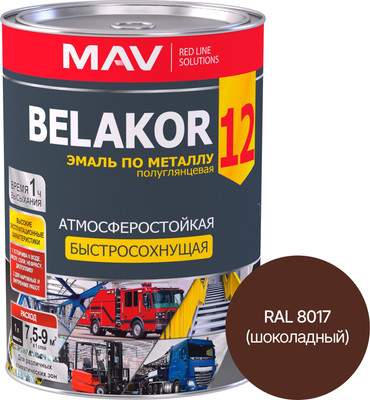 Эмаль MAV Belakor-12 Ral 8017