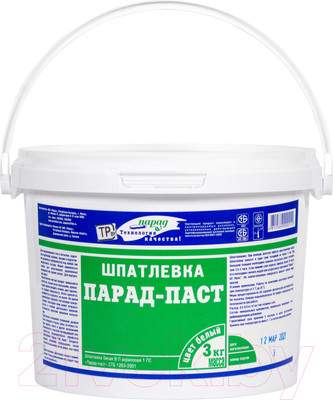 Шпатлевка готовая Парад Паст В П Акриловая 1 ПС