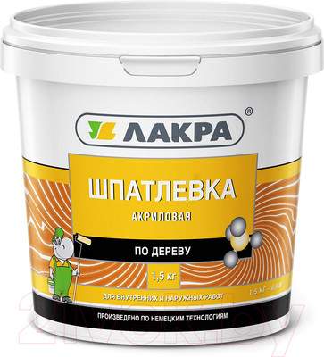 Шпатлевка готовая Лакра По дереву