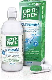 Раствор для линз Opti-Free PureMoist с контейнером
