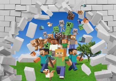 Фотообои листовые Citydecor Майнкрафт