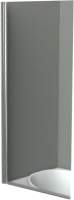 Стеклянная шторка для ванны BelBagno UNO-V-1-80/150-C-Cr