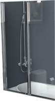 Стеклянная шторка для ванны BelBagno UNO-V-2-120/150-C-Cr
