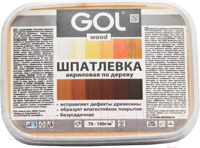 Шпатлевка готовая GOL Wood Мастер По дереву акриловая