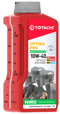 Моторные масла Totachi Niro Optima Pro Semi-Synthetic 10W40 A3/B4 SL/CF / 1C401