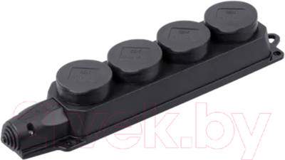 Колодка удлинителя IEK Омега РБ34-1-0м PKR64-016-2-K02