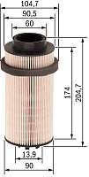 Топливный фильтр Bosch F026402033
