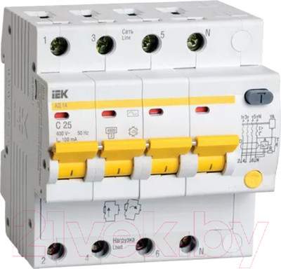 Дифференциальный автомат IEK MAD10-4-025-C-100