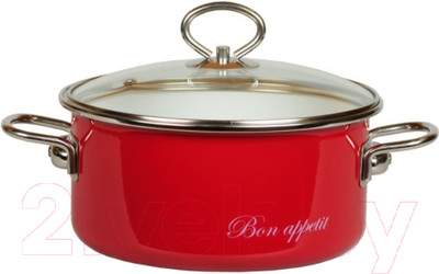 Кастрюля СтальЭмаль Bon Appetit 8SD225S