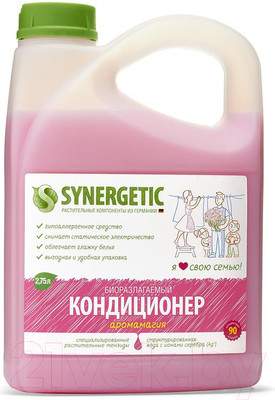 Кондиционер для белья Synergetic Биоразлагаемый. Аромамагия
