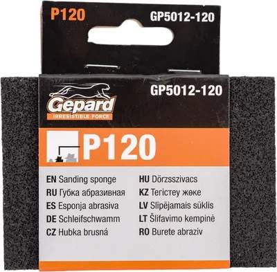 Губка абразивная Gepard GP5012-120