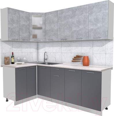Кухонный гарнитур Interline Мила 12x22