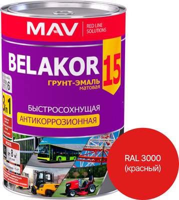 Грунт-эмаль MAV Belakor 15