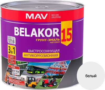 Краски, эмали MAV Belakor-15